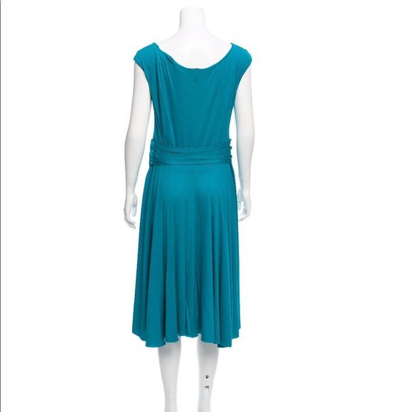 Yves Saint Laurent Teal Dress - Picture 2 of 3